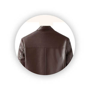 Chaqueta de cuero de diseño de moda para hombre, nueva llegada, chaquetas de cuero para hombre, chaqueta de cuero vacuno de primera calidad - Product Image 5