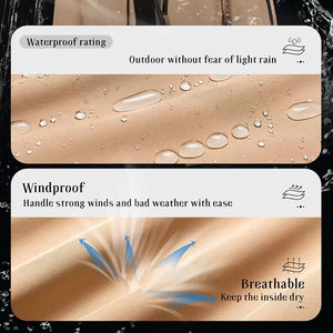 Veste de pluie pour homme de qualité supérieure, nouveau design, coupe-vent à capuche pour adultes, vêtements de pluie tendance, veste coupe-vent pour garçons et filles - Product Image 4