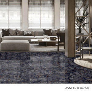 Azulejos de porcelana de elección del arquitecto, Jazz, superficie de alto brillo, 60x120cm, 600x1200mm, tamaño 24x48 para paredes interiores elegantes - Product Image 1