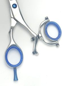 Barber 420 J2 Acero Inoxidable 6.5" 360 °   Tijeras de Corte Recto Profesionales para Peluquería con Anillo Giratorio para el Pulgar - Product Image 4
