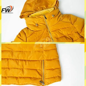 Veste matelassée imperméable en duvet de canard pour femme, mi-longue, légère, douce, coupe-vent, avec fermeture éclair, personnalisable OEM, de haute qualité - Product Image 6