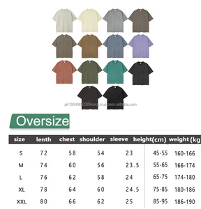 Camiseta de peso pesado Boxy, Camiseta con estampado de logotipo personalizado, camiseta Vintage en blanco, calidad, la mejor camiseta de gran tamaño lavada con ácido de piedra de algodón - Product Image 3