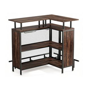 Tavolo da Bar con LED, Arredamento Versatile per Bar Domestici, Discoteche, Hotel, Feste e Cocktail - Product Image 2