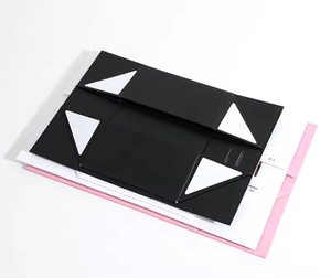 Custom Luxury Hair Packaging Box with Logo Pretty <b>Magnetic</b> Flap Lid Satin Lining Customizable Paperboard Magnet Gift Wig Box - Product Image 6