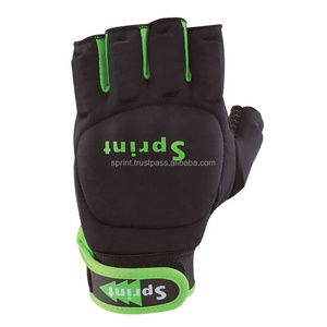 Guantes de Hockey sobre Césped Personalizados Profesionales de Medio Dedo, Sprint Sports, Silicona, Lycra, Ligeros, con Características de Seguridad, P92 Blade 24 - Product Image 2