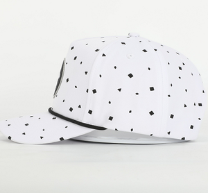 Gorra Deportiva de 5 Paneles Personalizada al por Mayor con Logotipo de Goma para Hombre y Mujer, Gorra de Poliéster de Alta Calidad con Cuerda OEM - Product Image 4