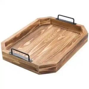 Plateau de service artisanal pour la cuisine, le thé, le café, le petit-déjeuner, respectueux de l'environnement, pour la maison, l'hôtel, le restaurant - Product Image 4