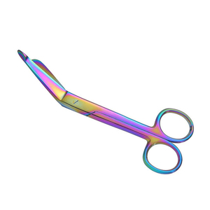 Ciseaux médicaux pour bandages, utilisation manuelle, couleur arc-en-ciel, ciseaux pour plâtres et pansements, instruments chirurgicaux vétérinaires - Product Image 4