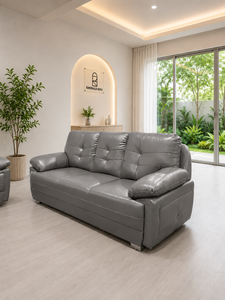 Moderno Conjunto de Sofá 3-2-1 Color Gris Vegas de 321 Plazas para Apartamento, Oficina y Sala de Estar, Muebles de Sofá Ecológicos de Tela Premium Personalizados - Product Image 5