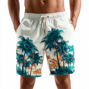 Shorts de Playa Impermeables para Hombre, 100% Poliéster, Sublimados, con Cordón Ajustable en la Cintura - Product Image 3