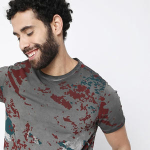 Camiseta de Algodón con Estampado Gráfico Personalizado para Hombre, Transpirable, Informal, de Verano, de Manga Corta y Cuello Redondo, al por Mayor - Product Image 2