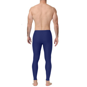 Ultimate Comfort Look Legging <b>For</b> Men's Breathable Stretch <b>Material</b> Daily Gym Practice Training Usage Summer Yoga Tights - Product Image 2