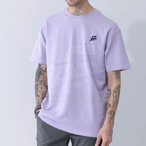Créez votre propre logo sur un t-shirt en coton surdimensionné, design personnalisé, streetwear, t-shirt surdimensionné pour homme de haute qualité - Product Image 4