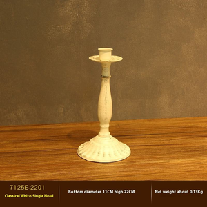 5 Arms Metal Candelabra Candlestick Silver European Elegant Candle Holder for Home Decoration - Product Image 4