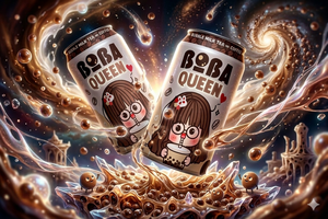 Té con Leche Boba, Bebida Enlatada de 330 ml, Lata de Aluminio, Vietnam, 24 Latas por Caja, Venta al por Mayor, Precio de Mayoreo, Marca Privada - Product Image 4