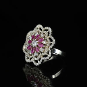 Premium Quality Classic 925 Sterling Silver Moissanite 18K Gold Plated Rhodium Plated Wedding Fine Ring - Product Image 4