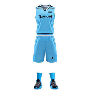 Pro-fit Kit complet uniforme de basket-ball maillot en sergé cousu en Polyester de qualité supérieure maillot de basket-ball de grande taille - Product Image 6