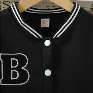 Chaqueta Varsity Corta con Cuello Alto para Mujer, Estilo Béisbol, Manga Larga, Moda Urbana - Product Image 5
