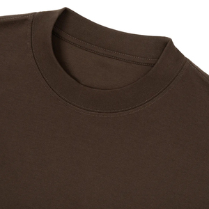 Camiseta de Cuello Alto para Hombre, Algodón, Lisa, Cuello Alto, Informal, Básica, Logotipo Personalizado, Marca Privada, OEM, ODM, Venta al por Mayor - Product Image 6