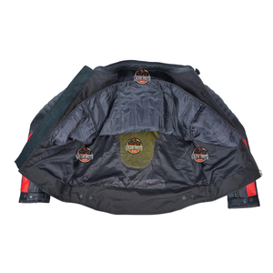 เสื้อแจ็คเก็ตมอเตอร์ไซค์หนังสีดำแดง LAZIB MOTO รุ่น Unisex แขนยาว ระบายอากาศได้ดี สำหรับนักขี่มอเตอร์ไซค์ แข่งรถ ทนต่อการเสียดสี น้ำหนัก 220 กรัม เหมาะกับทุกฤดู - Product Image 6