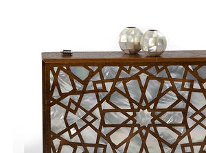 Sac à main de soirée en bois de luxe haut de gamme avec incrustation de nacre et motif artistique en nacre pour mariages, fêtes, festivals et occasions spéciales - Product Image 4