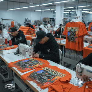 เสื้อยืดขายดีจากผู้ผลิตชั้นนำ สกรีนลายตามสั่ง ขายส่ง เสื้อผ้าสตรีทแวร์ใหม่ ผ้าคอตตอนหนา 100% เสื้อยืดครอป - Product Image 2