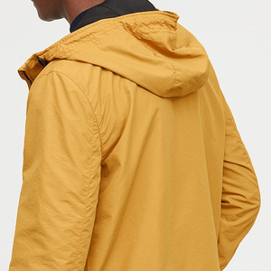 Chaqueta Cortavientos Amarilla Impermeable con Cierre de Cremallera, Tejido Transpirable y Duradero, Cómoda, de Alta Calidad, Última Tendencia, Precio Económico - Product Image 4