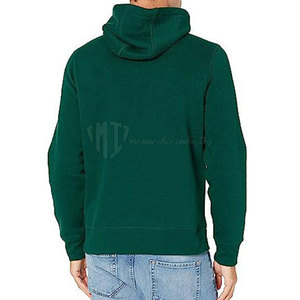 Sudadera con Capucha para Hombre, Color Sólido, Corte Regular, Estilo Casual con Bolsillo, Tejido de Punto para Otoño - Product Image 3