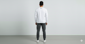 Sweat-shirt pour homme de style streetwear de qualité supérieure, couleur unie, sweat-shirt à manches longues pour l'hiver, chaud et confortable - Product Image 5