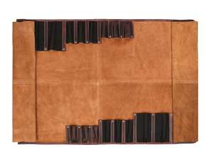 Couteau de Chef Forgé à la Main de Qualité Supérieure, Vente en Gros OEM/ODM, Manche en Cuir Roulé, Résistant à l'Eau LKR-0267 - Product Image 3