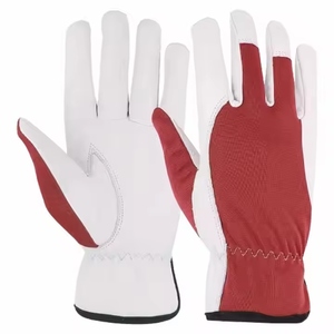 Gants en cuir de vachette grainé antidérapants haute performance, durables, avec poignet élastique, doux, confortables, résistants à la chaleur et sécuritaires - Product Image 3