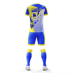Conjunto Deportivo de Fútbol Unisex con Patrón de Sublimación, Traje Completo de Compresión, Ropa Deportiva Transpirable, Ligera, para Todas las Temporadas - Product Image 5