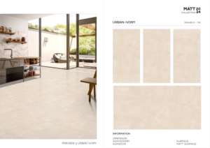 Azulejo de Porcelana Noble Matt 600x1200, Formato Grande, Superficie Premium, para Pared y Suelo, Diseño Moderno para Interiores y Exteriores - Product Image 5