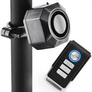 USB Rechargeable Bike Bicycle <b>Alarm</b> with Remote 110dB Loud Speaker <b>Wireless</b> Anti-Theft Vibration <b>Alarm</b> <b>Burglar</b> <b>Alarm</b> System - Product Image 6