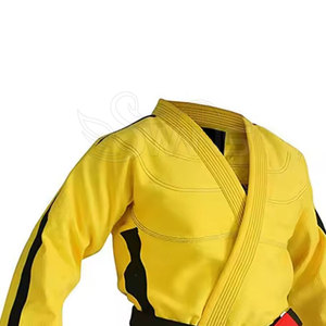 ชุดยูโด BJJ สีและโลโก้ตามสั่ง ผ้าฝ้าย 100% ทนทาน ระบายอากาศได้ดี น้ำหนักเบา ขายส่ง MOQ ต่ำ - Product Image 5