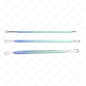 ชุดอุปกรณ์ดูดสิวสแตนเลสสตีลดีไซน์ OEM พร้อมโลโก้สั่งทำพิเศษ – ชุดกำจัดสิวหัวดำ สิวอักเสบ และสิวอักเสบจากสิวเสี้ยน สำหรับการดูแลผิวหน้า - Product Image 1