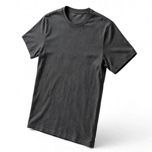 Camiseta de Hombre 100% Algodón, Manga Corta, Cuello Redondo, Corte Regular, Tejido Jersey Informal, Color Sólido, Transpirable, Teñido Liso, Logotipo Personalizado en la Espalda - Product Image 1