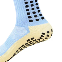 Chaussettes de compression tricotées d'hiver populaires de haute qualité, 100 % coton, athlétiques, antidérapantes, pour le football, pour hommes adultes, à la cheville