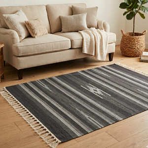New Arrival Kilim Cotton Rug Foldable Geometric & Striped Pattern Soft Area Kilim Rugs Multi Spaces Use Rugs for <b>Kitchen</b> Bedroom - Product Image 5