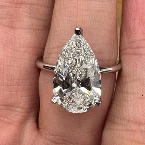 Anillo de Compromiso con Diamante Cultivado en Laboratorio de 6 Quilates Certificado por IGI para Mujer, Oro de 14K, Joyería Nupcial de Lujo, Regalo - Product Image 3
