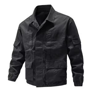<b>Men's</b> <b>Denim</b> Slim Fit <b>Hooded</b> Bomber <b>Jacket</b> Stand Collar Regular Fit Solid Color Breathable Windproof Autumn Casual - Product Image 5