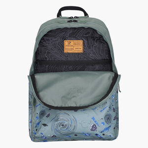 Sac à dos scolaire résistant à l'eau Arctic Fox Galaxy pour grande capacité, bretelles détachables Sea Spray - Product Image 6