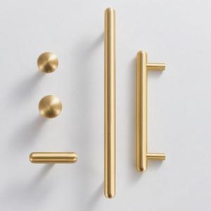 <b>Silver</b> & Antique Finish Brass <b>Door</b> Cabinet <b>Handle</b> Bar Retro Style Furniture Hardware & Accessories Decoration For Modern Home - Product Image 6