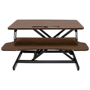 Workstation per Laptop con Doppio Monitor da 32 Pollici, Convertitore Scrivania Regolabile in Altezza Sit-Stand, Ampio Vassoio per Tastiera, Scrivanie per Computer - Product Image 6