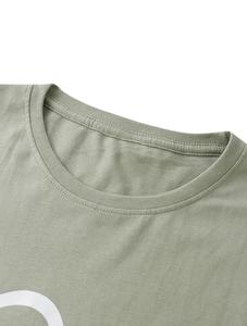 Peso pesado de alta calidad 100% algodón al por mayor camisas para hombre de algodón liso de dos tonos Sun Print Street Wear camiseta para hombres - Product Image 3