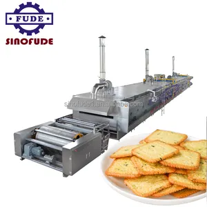 PLC controlled Better efficiency sugar free biscuit making line biscuit and cookies machine