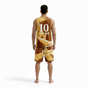 Uniformes de Baloncesto Unisex con Estampado Personalizado, Logotipo del Equipo, Número, Transpirables, de Secado Rápido, Antibacterianos, sin Mangas - Product Image 2