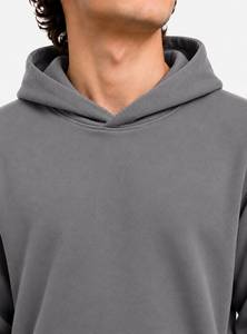 Sudadera con Capucha de Felpa de Algodón y Poliéster para Hombre, Sudadera de Punto Personalizada para Equipo, Estilo Vintage, Formal, ODM, Tejido Premium Sólido - Product Image 2