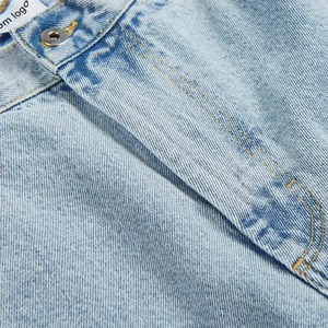 Shorts en jean respirants et écologiques pour hommes, taille mi-haute, fermeture boutonnée, personnalisables, prix bas, style décontracté urbain, livraison rapide - Product Image 5