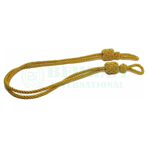 Cordón para sombrero de alambre trenzado al por mayor, accesorios uniformes, cordón para gorra hecho a mano, ajustable, con nudo, ceremonial, con tamaño y colores personalizados - Product Image 6